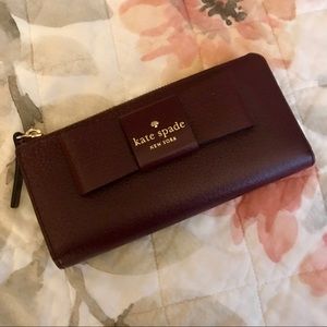 Kate Spade Burgundy Wallet